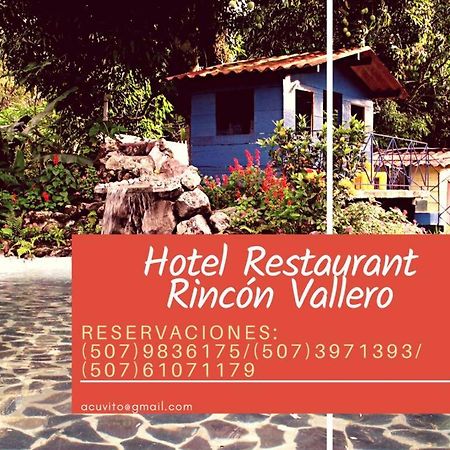 Rincon Vallero Hotell Coclé Eksteriør bilde